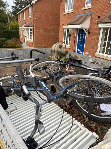 A truck load of assorted scrap metal collected by Hortus Ground Care.